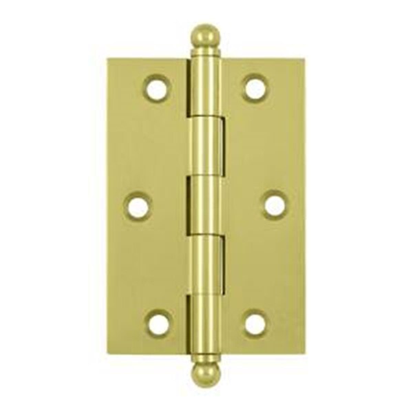 Patioplus 3 x 2 in. Hinge with Ball Tips, Bright PA3237441 - main